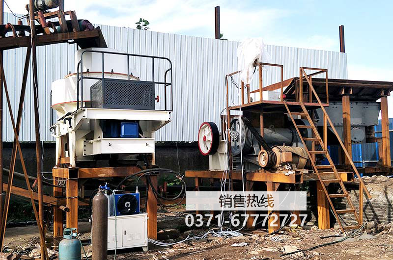 VSI制砂機成為砂石生產線的“焦點” 成品砂石料粒型漂亮