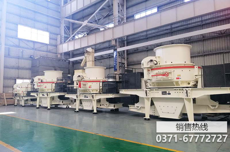 青石制砂機多機組聯合作業 可突破時產千噸